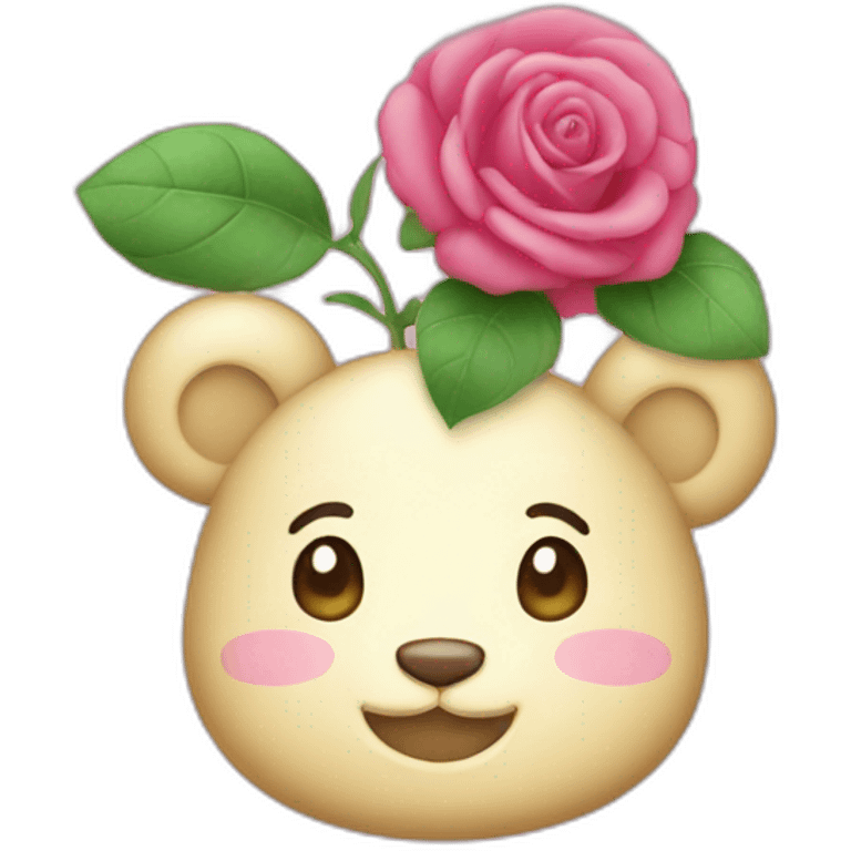 Bisounours rose emoji