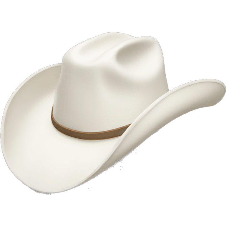 white cowbow hat emoji