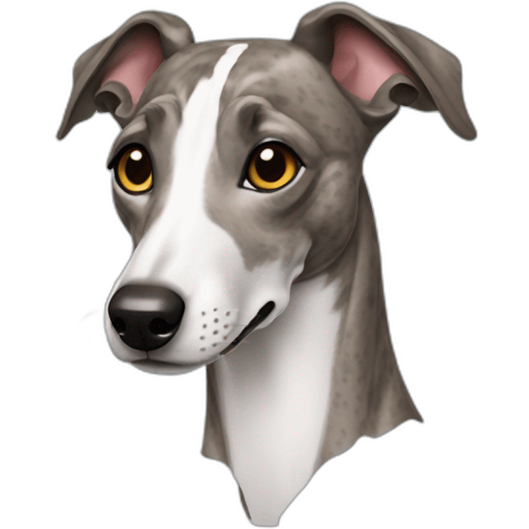 whippet brindle emoji