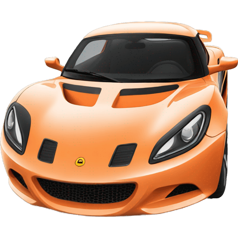 Lotus car orange emoji