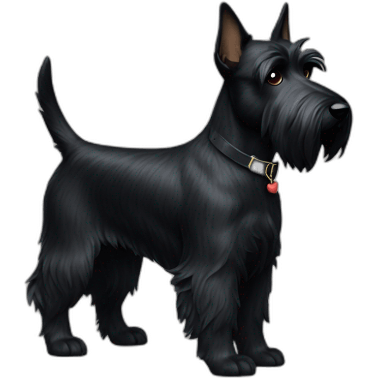 dog scottish terrier full body emoji