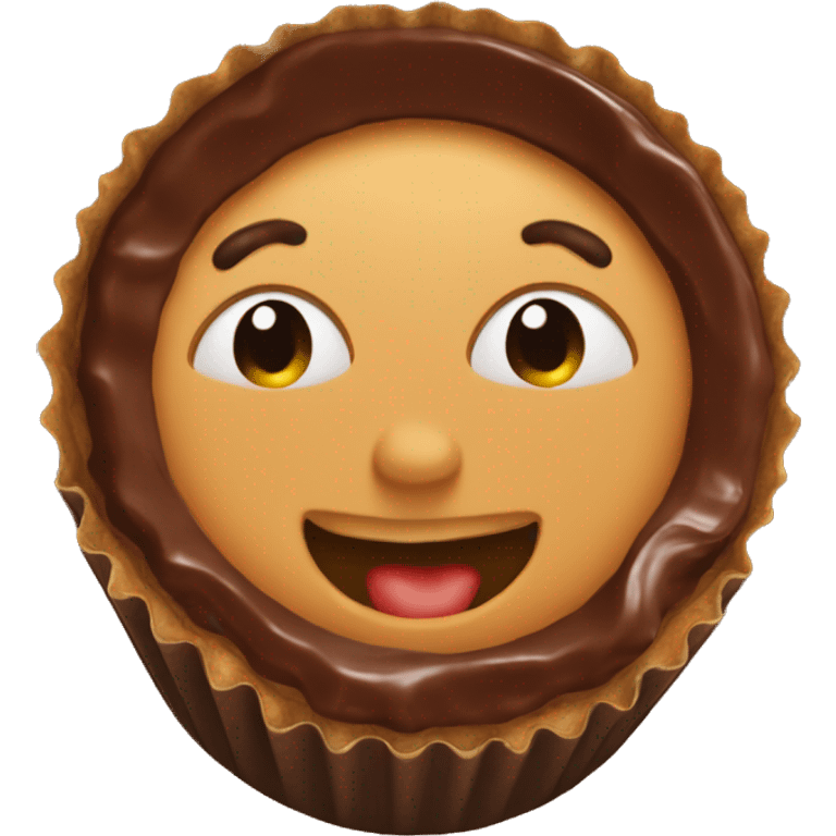 Peanut butter cup emoji