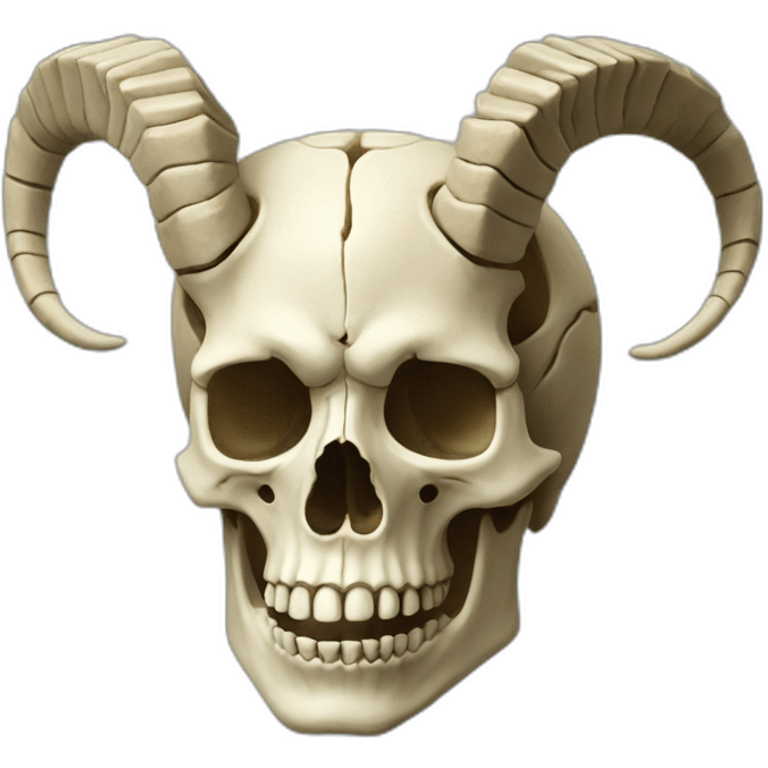 a capricorn skeleton emoji