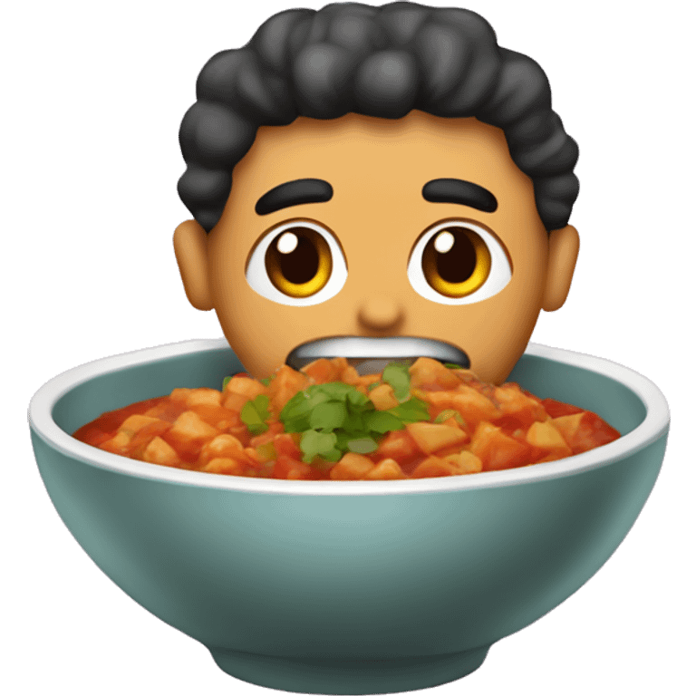 Mexican bowl of menudo emoji