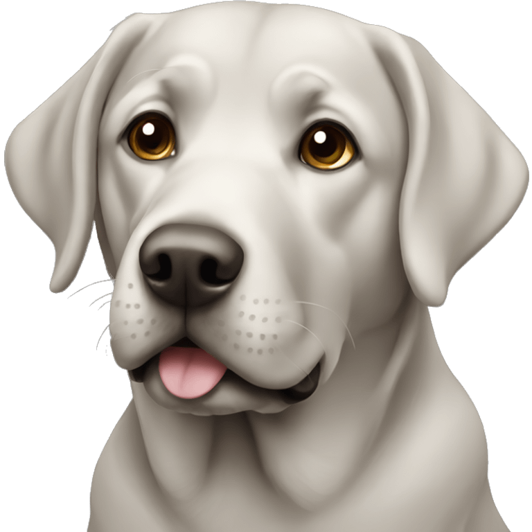 Grey Labrador  emoji