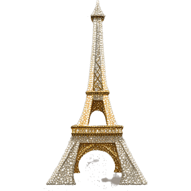 Christmas sparkling Eiffel Tower  emoji