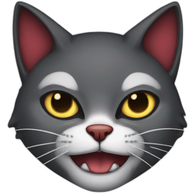 Cat vampire emoji