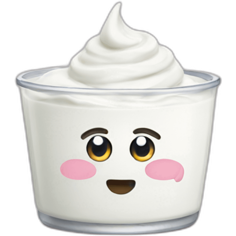 yoghurt emoji