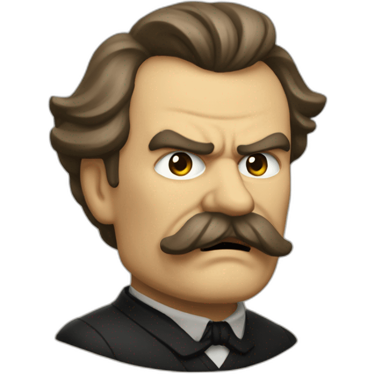 The angry philosopher Nietzsche emoji