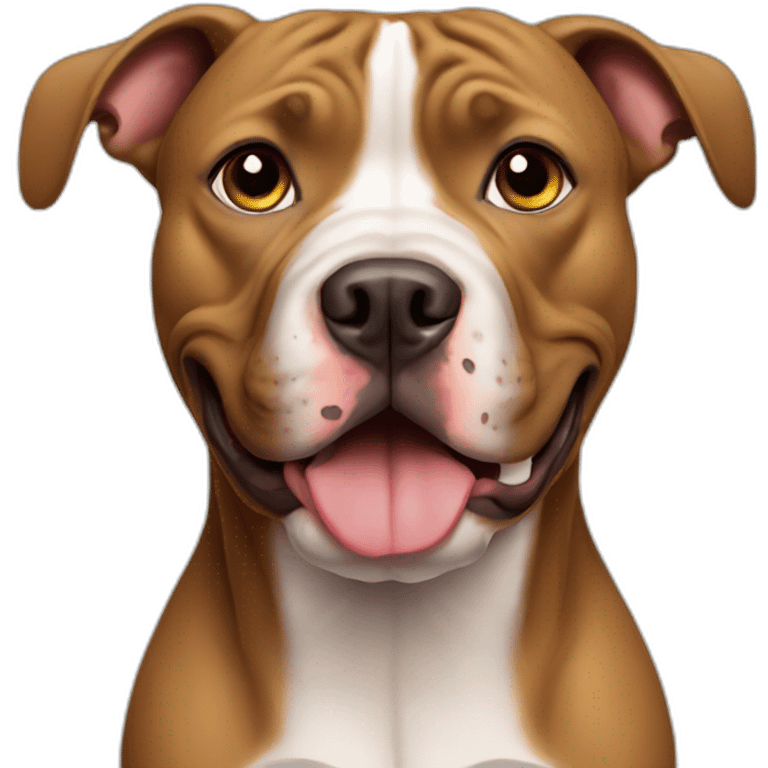 pitbull standing emoji