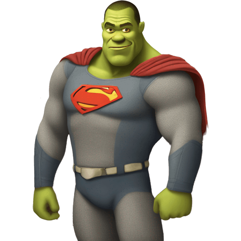 Shrek Superman emoji