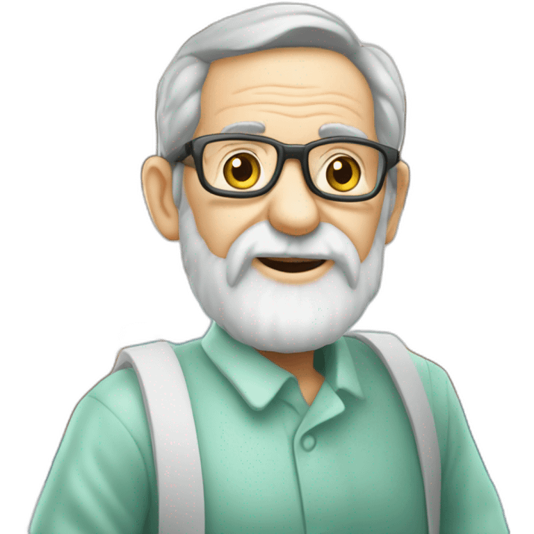 Harold Shipman on a cruise ship emoji