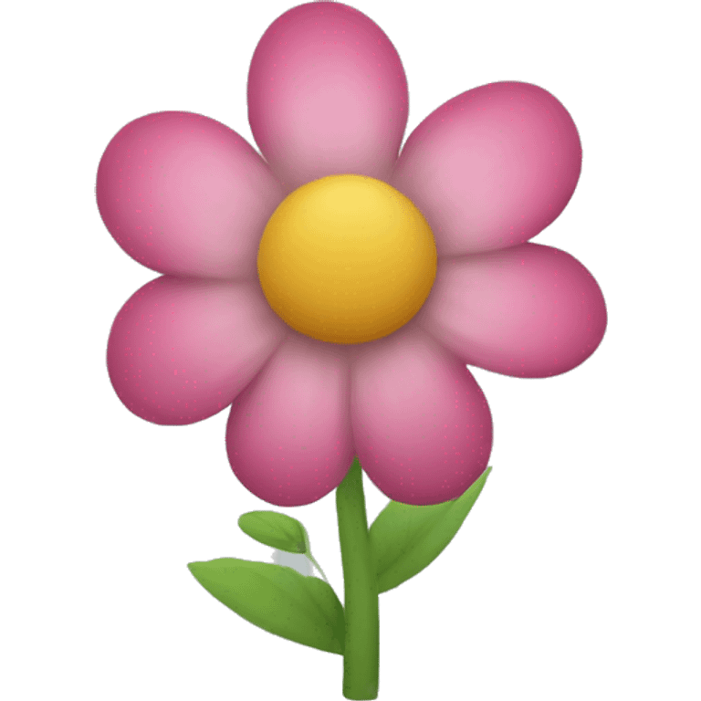 little flower without stem emoji