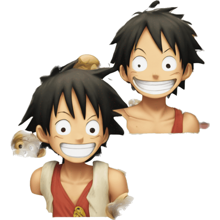 HAPPY MONKEY D. LUFFY emoji