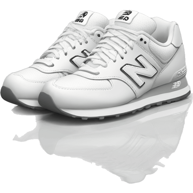 White New Balance shoes emoji