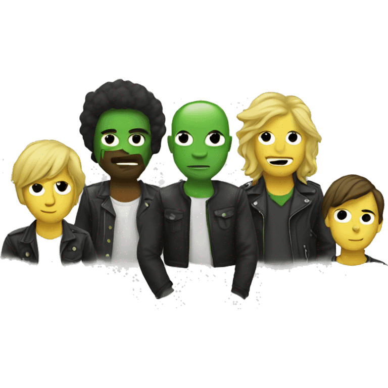 band with greenapp emoji