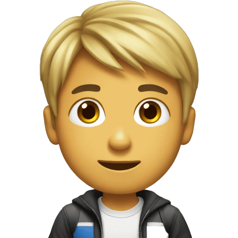 Niño gamer emoji