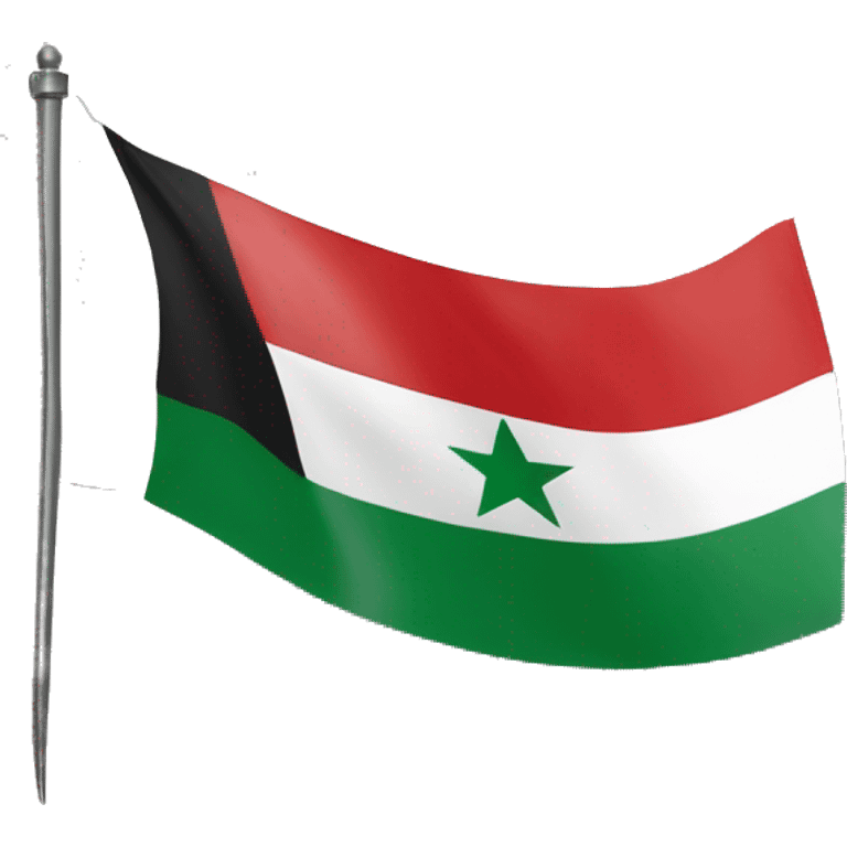 Syrische Freiheits Flagge  emoji