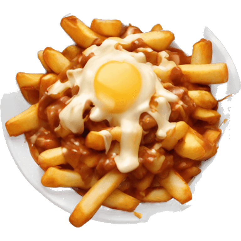 Poutine eat à poutine emoji