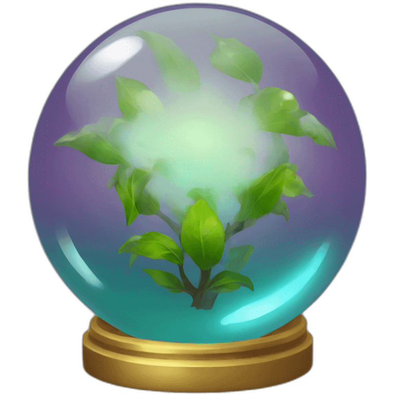 laurel crystal ball  emoji