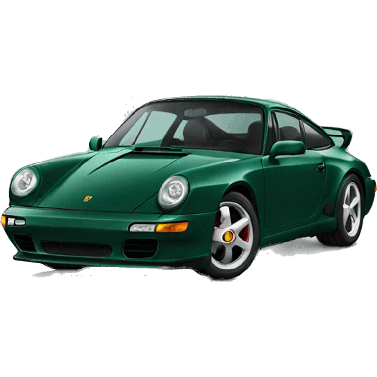 Dark Green porsche Tycan emoji