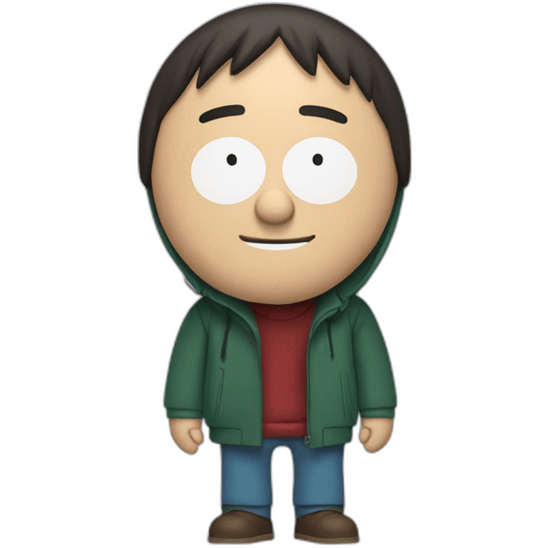 South Park Figure Stan Marsh smiles  emoji