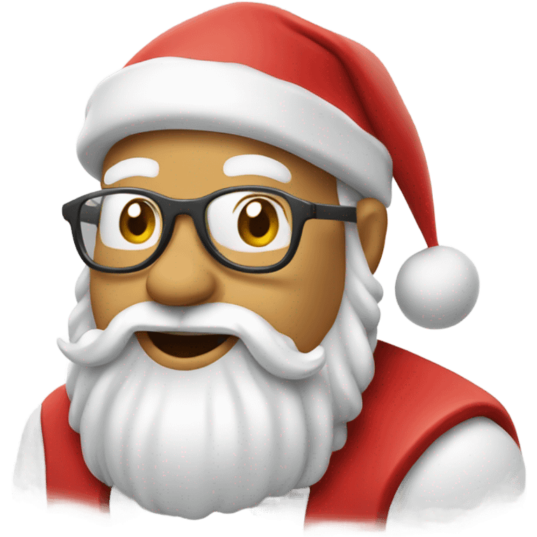 Vacation Santa  emoji