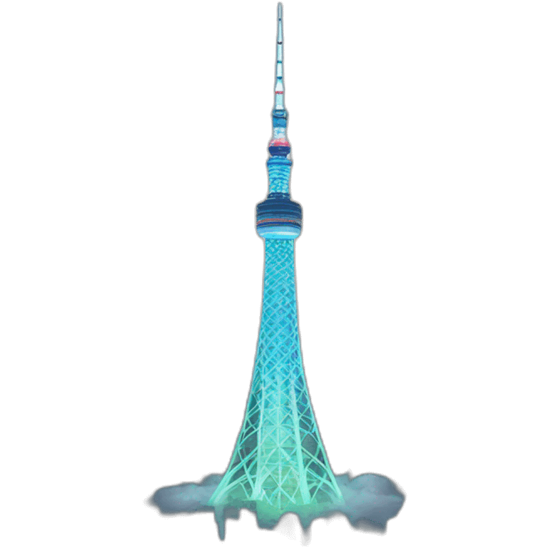 Tokyo Sky Tree original color  emoji