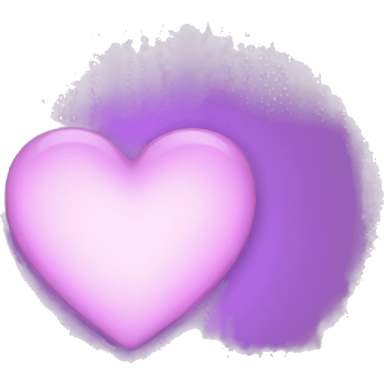 light purple hearth emoji