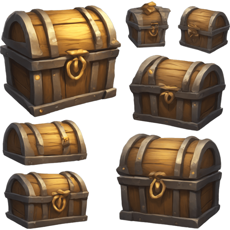 magical chest from an mmo rpg games emoji