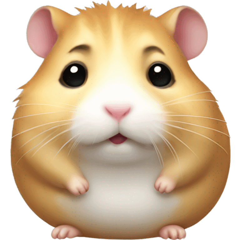 Fat hamster  emoji