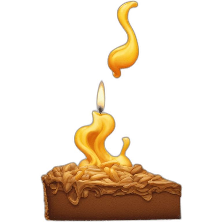 Gars qui fume pendant son anniversaire emoji