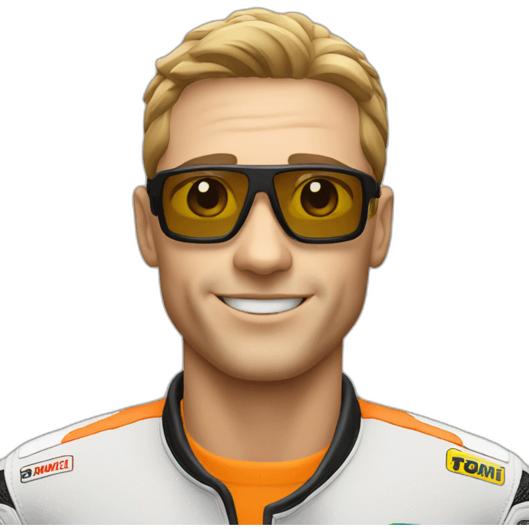 moto GP driver emoji