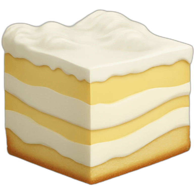 Cream slice emoji