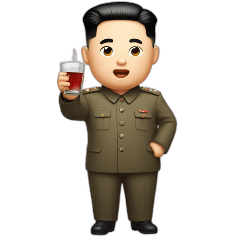 KIM JONG UN Drink emoji