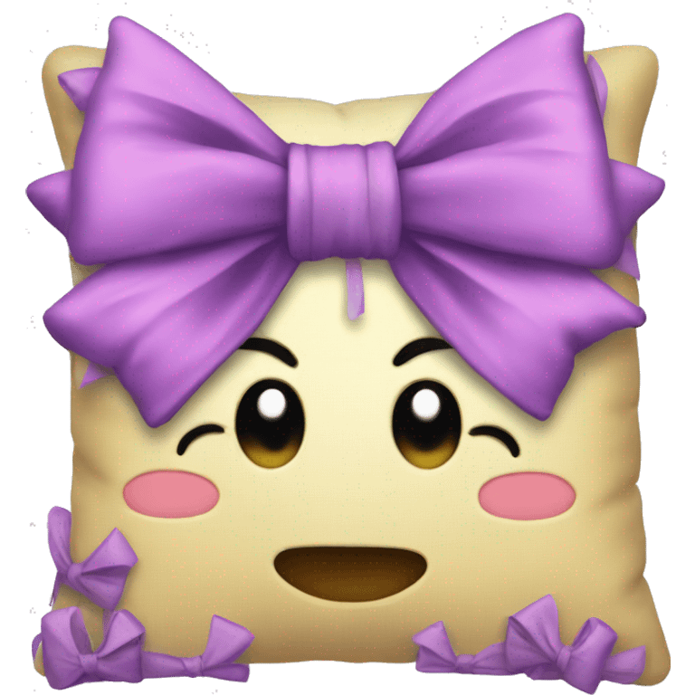 Pillow with bows  emoji