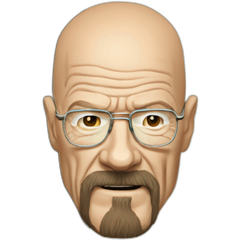 Walter white biting a tree trunk emoji