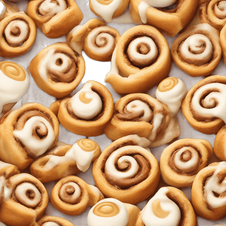 cinnamon roll w cream emoji