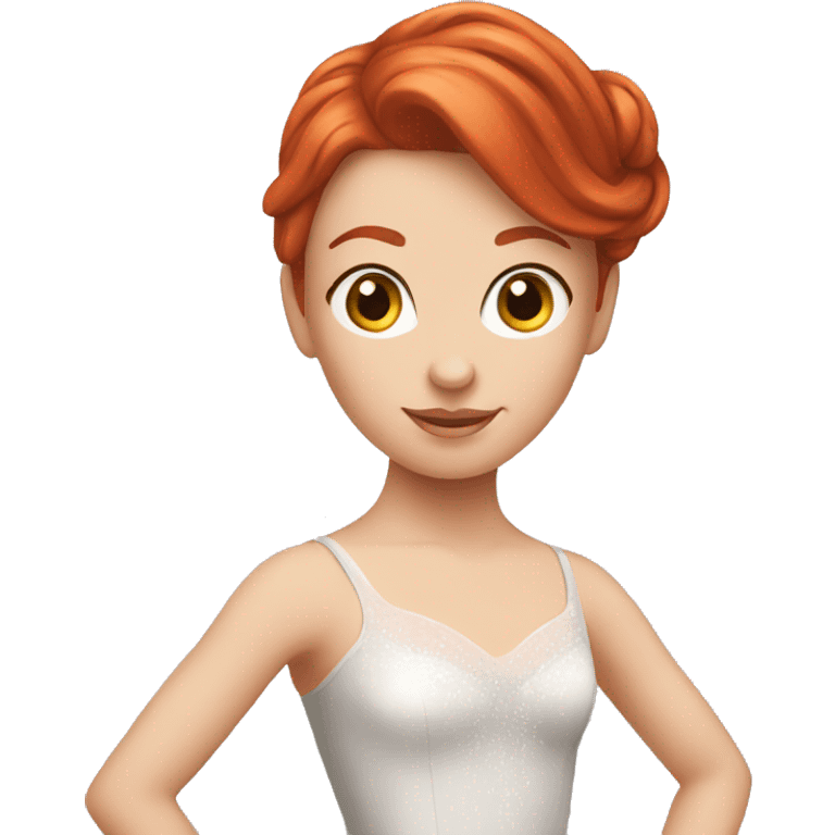 Redhead ballerina  emoji