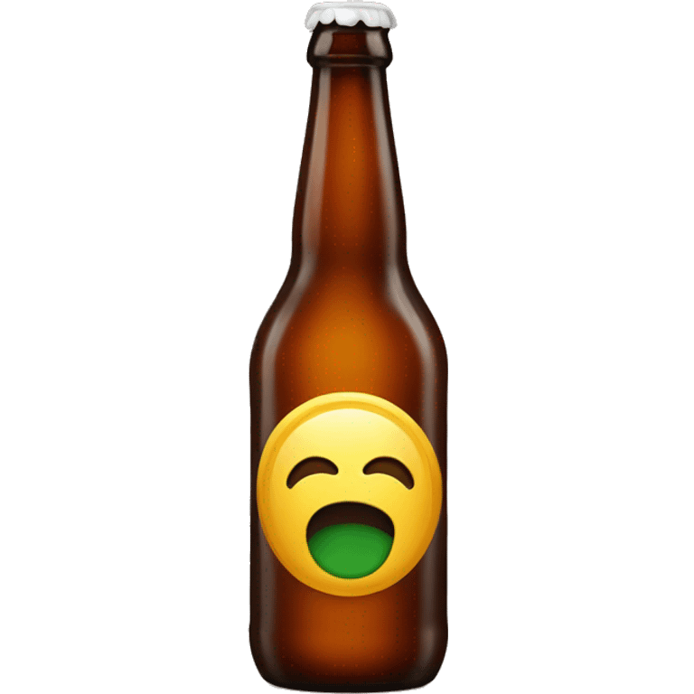 beer bottle emoji