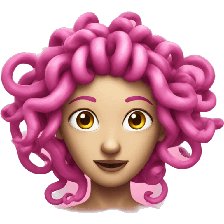 Pink Medusa  emoji