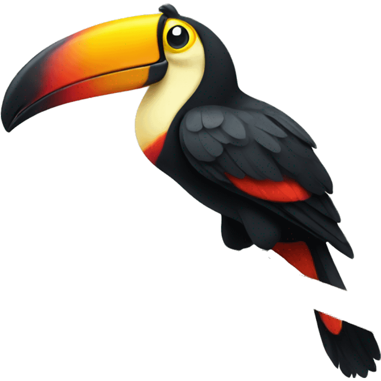 toucan, no legs or branch emoji