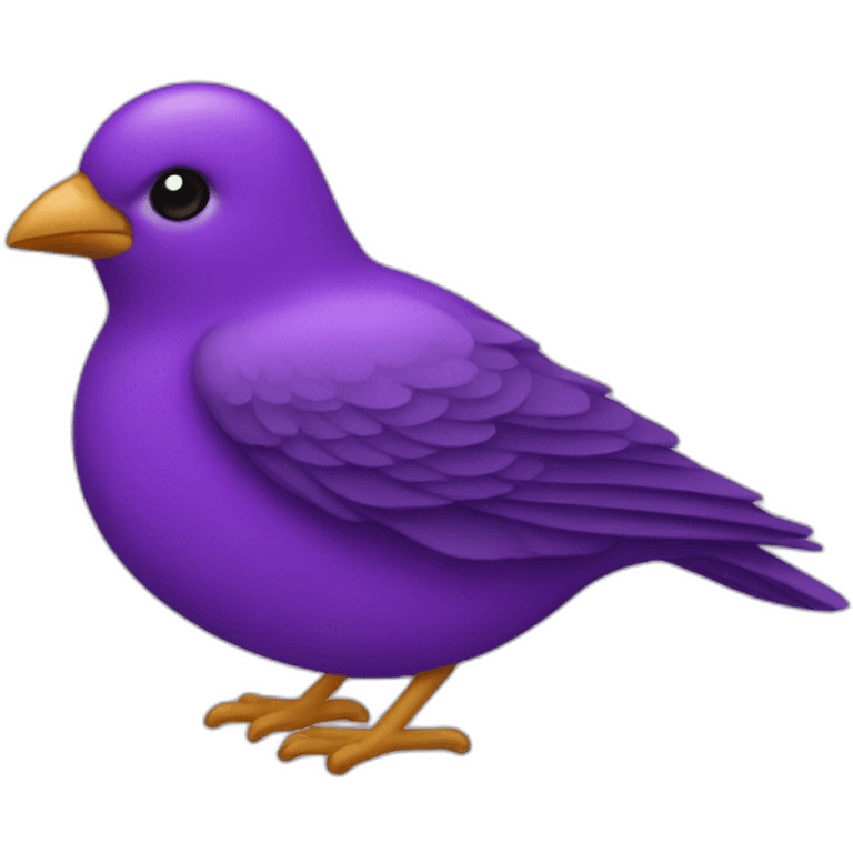 purple army bird emoji