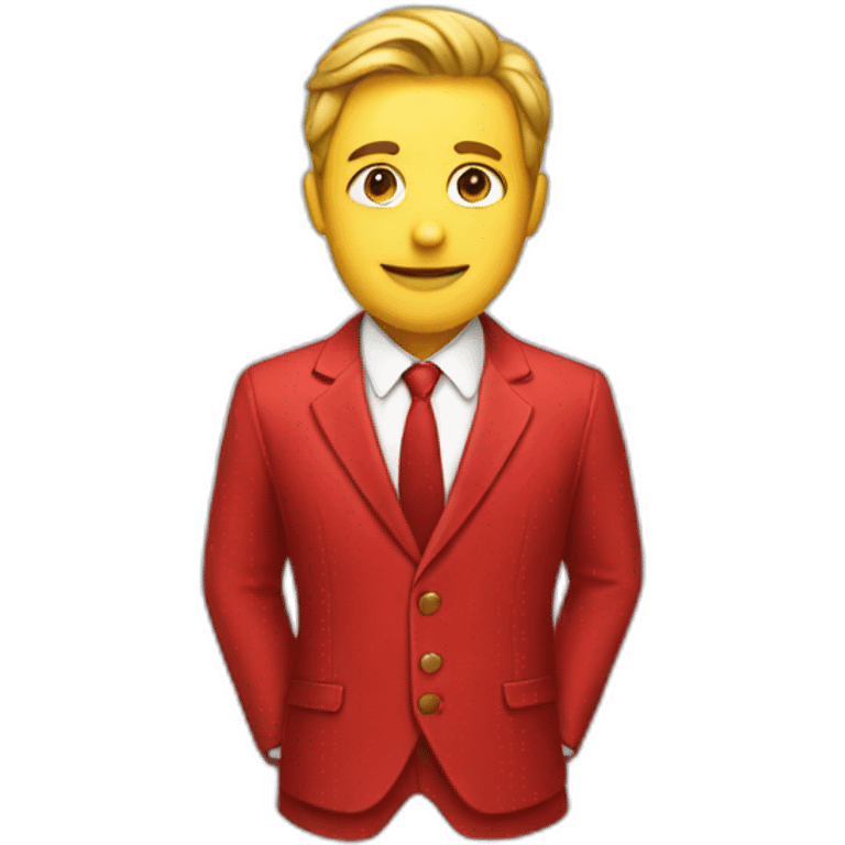 red suit emoji