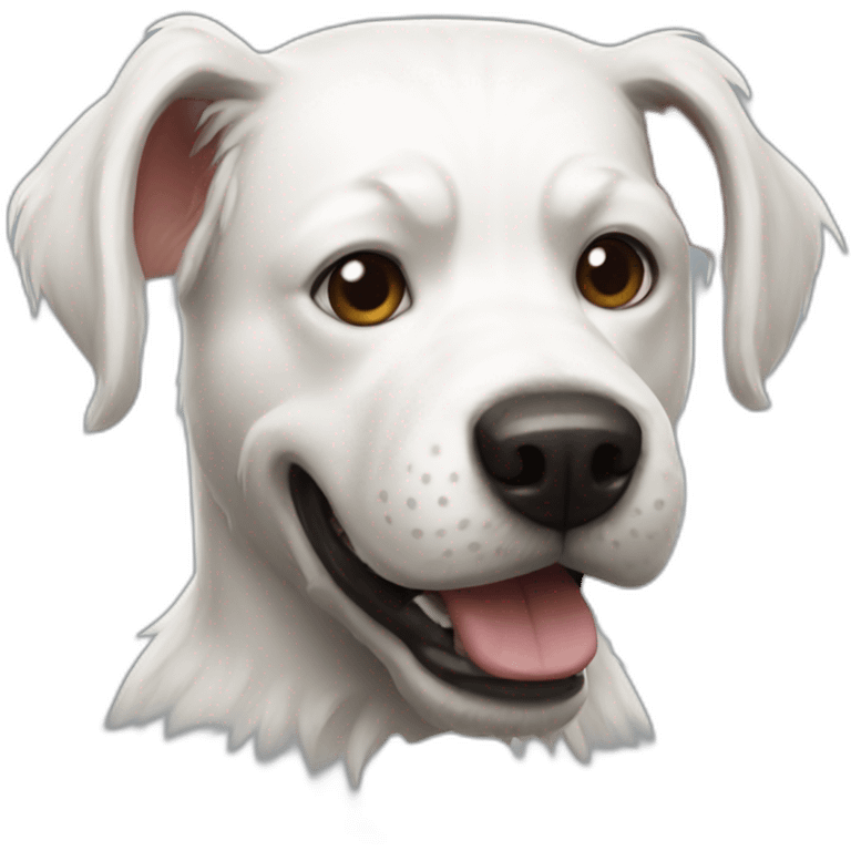 pubg white dog emoji