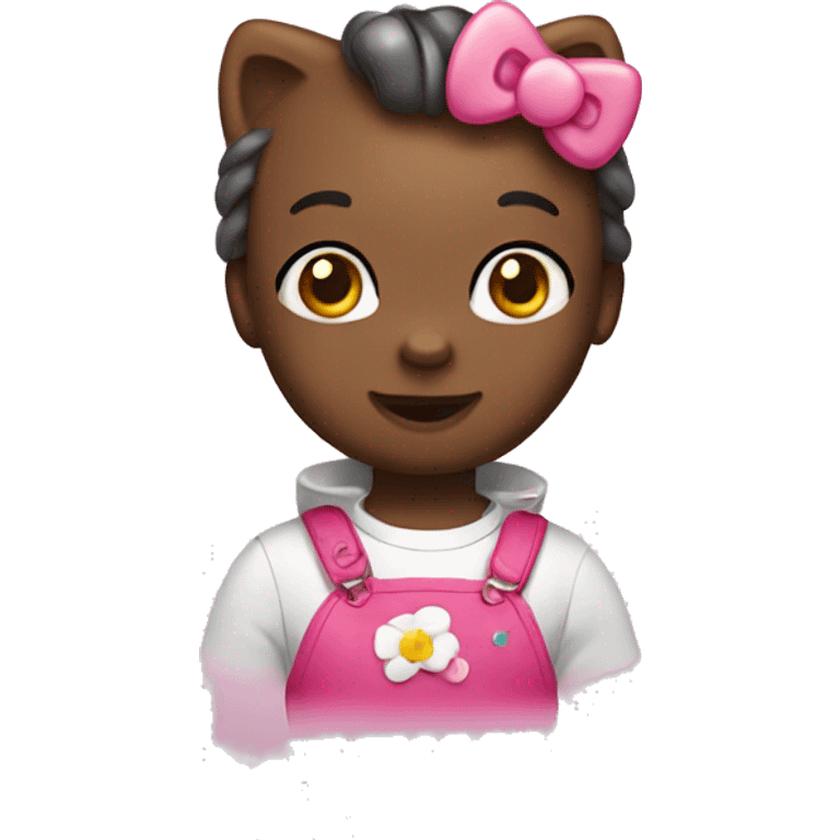 Cute hello kitty  emoji