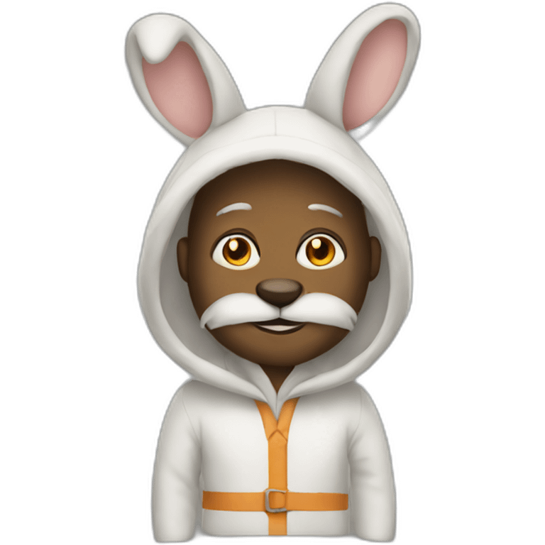 a man in a rabbit costume emoji