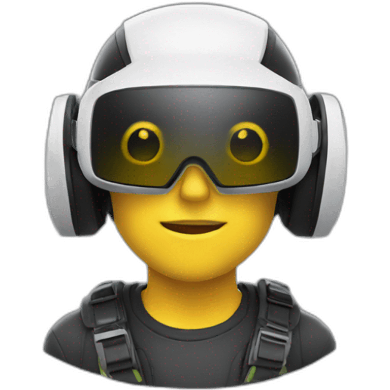 VR helmet emoji