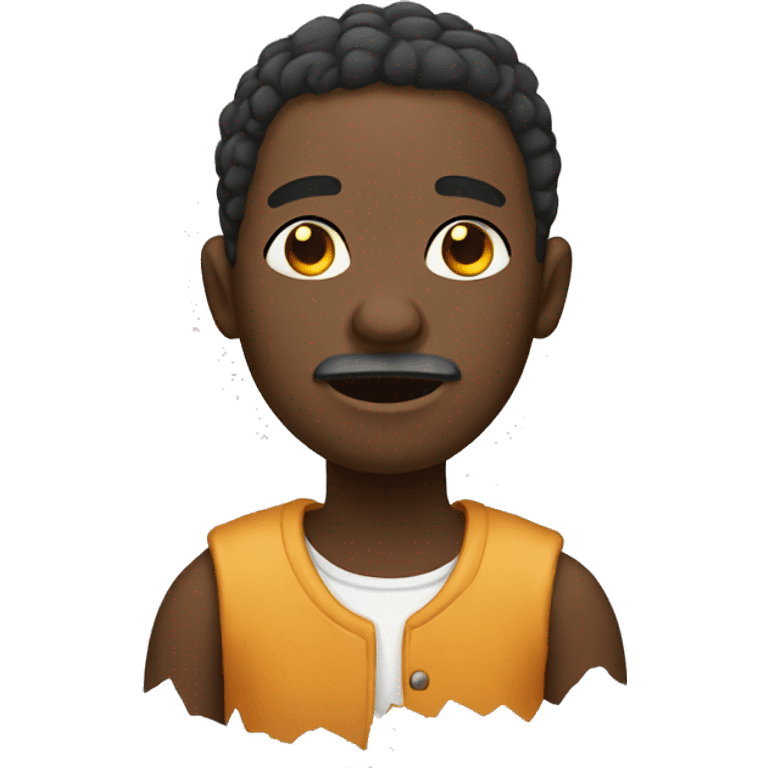 broke poor black person emoji