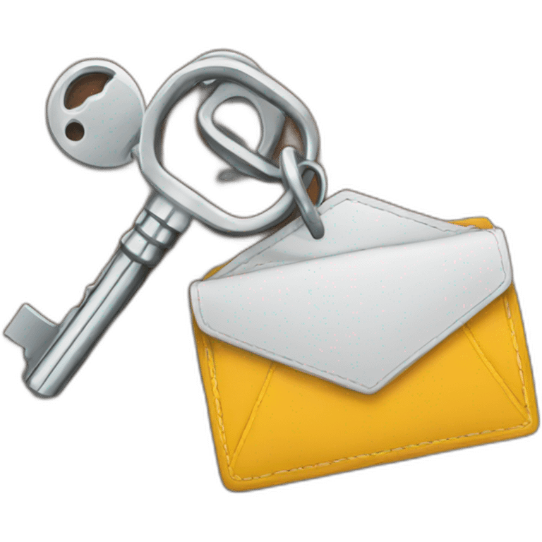 wallet and key emoji